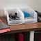 Bac empilable en plastique transparent d'IRIS, petit